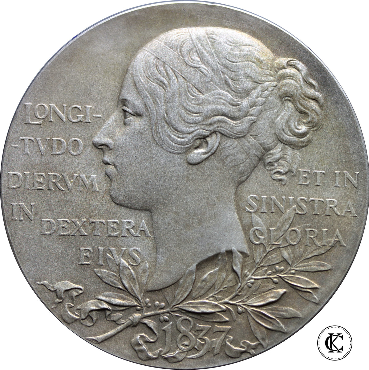 1837-1897 Victoria Diamond Jubilee silver medallion – Kos Coins