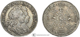 1693 William and Mary, half crown