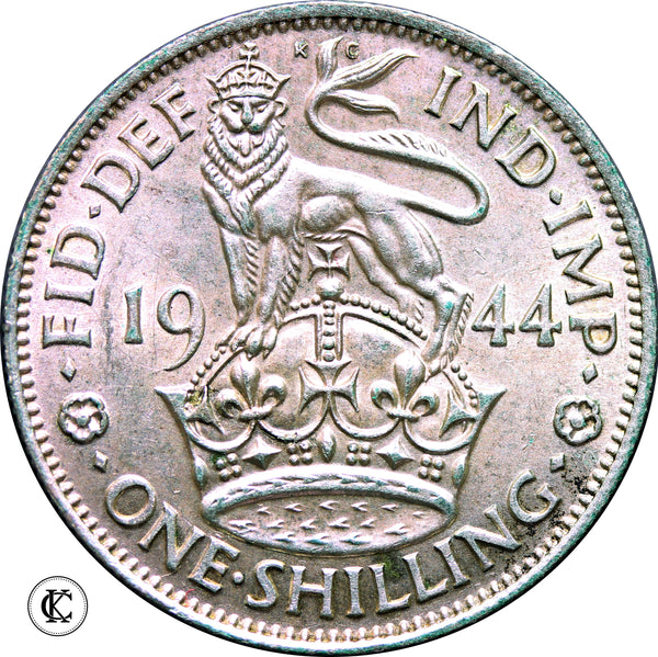 1944 George VI English Shilling
