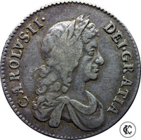 1668 Charles II shilling