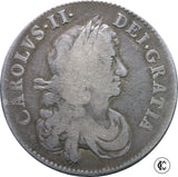 1669/4 Charles II Half-crown