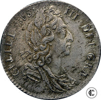 1697 William III Sixpence
