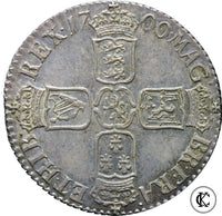 1700 William III shilling