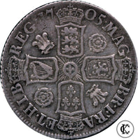1705 Anne shilling