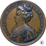 1708 Queen Anne Medal The French defeated at Oudenarde