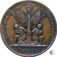 1708 Queen Anne Medal The French defeated at Oudenarde