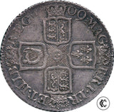 1709 Anne shilling