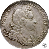 1718 George I Shilling Roses & Plumes