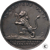 1718 Sweden Carol XII Death Medal