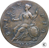 1749 George II Half Penny