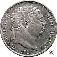 1817 George III Sixpence