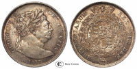1817 George III Bull head Half Crown MS 63