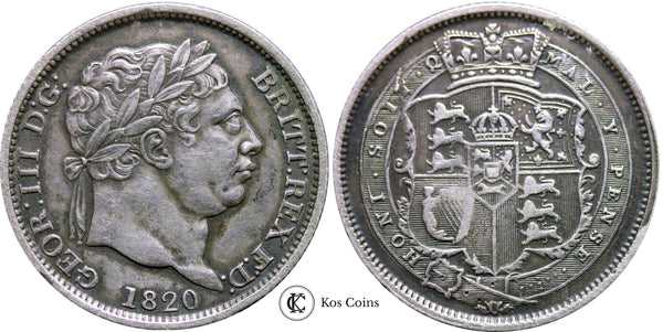 1820 George III Shilling