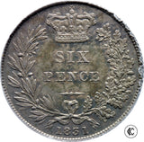 1831 William IV Six Pence