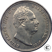1836 William IV shilling