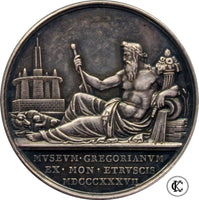 1837 GREGORY XVI Annual Papal State Medal