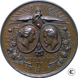 1855 Medal Visit of Napoleon III to England