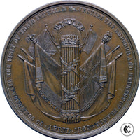 1855 Medal Visit of Napoleon III to England