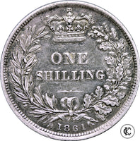 1861 Victoria Shilling
