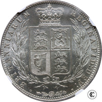 1878 Queen Victoria Half Crown