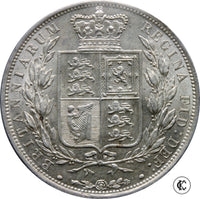 1884 Queen Victoria Half Crown