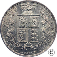 1886 Victoria Half Crown MS 63