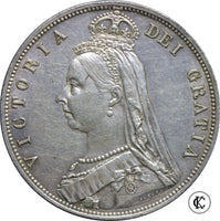 1887 Victoria Half Crown Jubilee head
