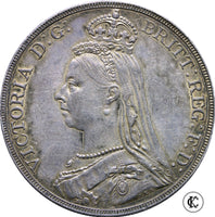 1888 Victoria Crown Narrow date