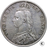 1888 Victoria Half Crown Jubilee head