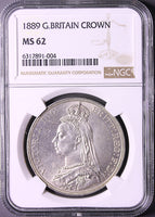 1889 Victoria Crown MS 62
