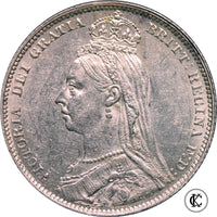 1890 Victoria Large Jubilee Bust Shilling