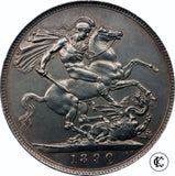 1890 Victoria Crown UNC Details