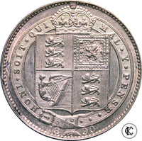 1890 Victoria Large Jubilee Bust Shilling
