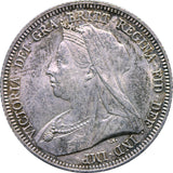 1893 Queen Victoria shilling