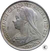 1895 Victoria Sixpence