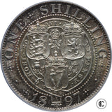 1897 Queen Victoria shilling