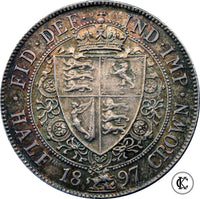 1897 Victoria Half Crown MS 64
