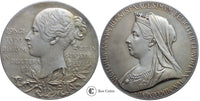 1837-1897 Victoria Diamond Jubilee silver medallion