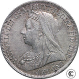1899 Queen Victoria shilling