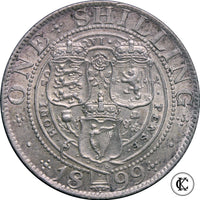 1899 Queen Victoria shilling