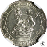 1917 George V Shilling MS 61