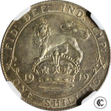 1919 George V Shilling MS 62
