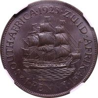 1923 George V South Africa Penny