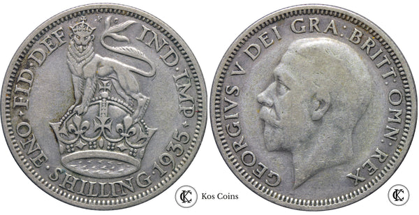 1935 George V Shilling