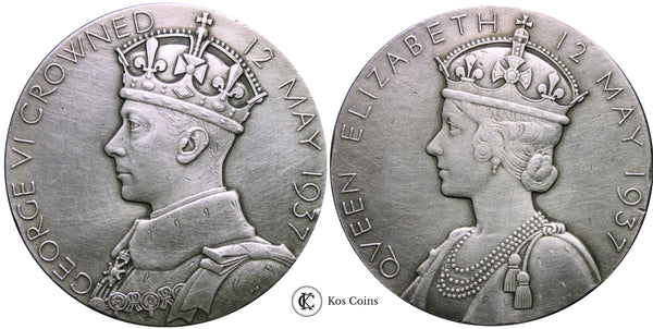 1937 George VI Coronation Medallion