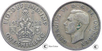 1938 George VI Scottish Shilling