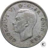 1939 George VI English Shilling