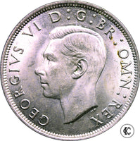1945 George VI Half Crown