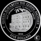 1994 Elizabeth II London house 5 Dollars