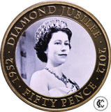 1952-2012 HM Queen Elizabeth II  Jubilee Medals